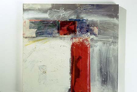 Frank Wimberley
Column, 1996
acrylic with collage on canvas, 34 x 36 inches