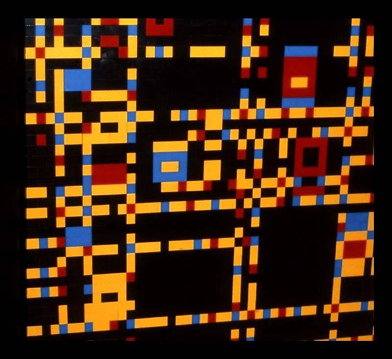 Dan Tague
Pac Man Fever, 2005
lego, 22 x 22 inches