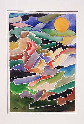 Arthur Secunda
Moonlight Sonata, 2001
watercolor, 23 x 15 inches