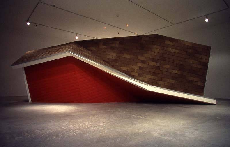 Primitivo Suarez Wolfe
Overturn, 2000
building materials, 312 x 120 x 144 inches