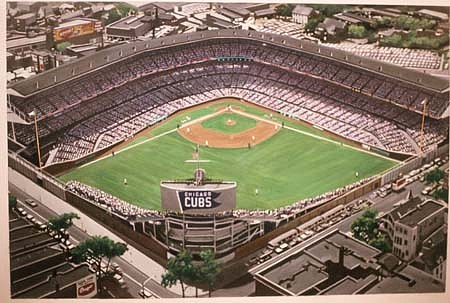 Andrew Jurinko
Wrigley Field, Chicago, 2001
oil on paper, 21 x 31 inches