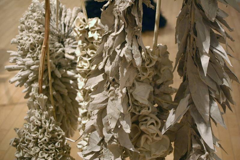 Rebecca Hutchinson
Holter Museum of Art, Helena, MT, 2008
paper clay, fiber
detail