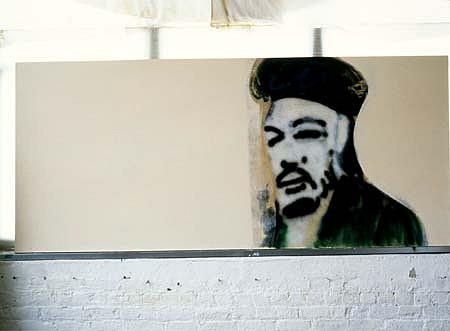 Larry Deyab
Revolutionary Portrait - Che, 2003
oil, spray paint on canvas, 40 x 100 inches