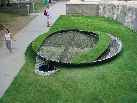 Bob Boemig
In the Image, 2003
steel, stone, sod, earth, water, 240 inches diameter
