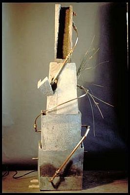 Michael Acker
Formore (u), 1990
concrete, water, copper, pump, 64 x 16 x 16 inches