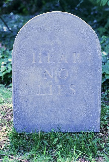 Paul Forte
Headstones (Laying NO to Rest), 2005
cast concrete, 22 x 16 x 1 1/2 in.