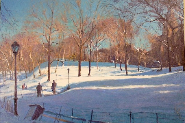 Richard Rosenblatt
Long Shadows in Winter, 2008
oil on canvas, 26 x 32 in.