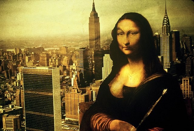 Anita Steckel
New Mona on NY, 2005
montage, 36 x 48 in.