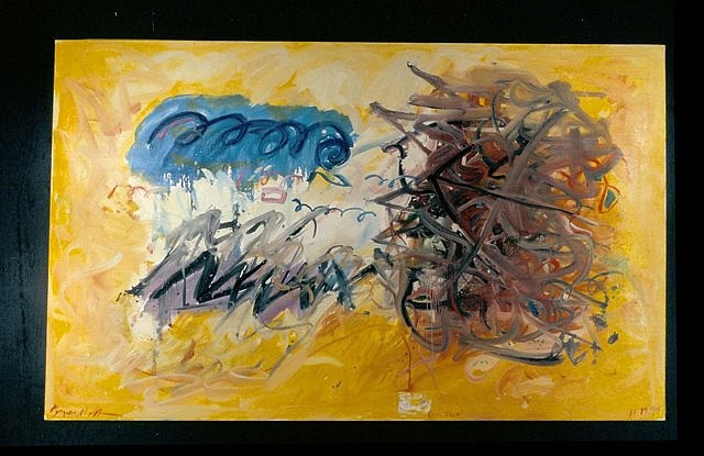 Daniel Swerdloff
Victory (for DSCH), 1999
oil on canvas, 58 x 94 in.