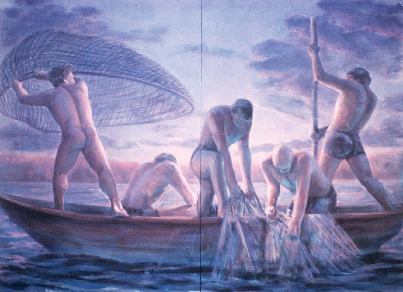 Grant Drumheller
Fishermen, 1984
oil, 108 x 144 in.