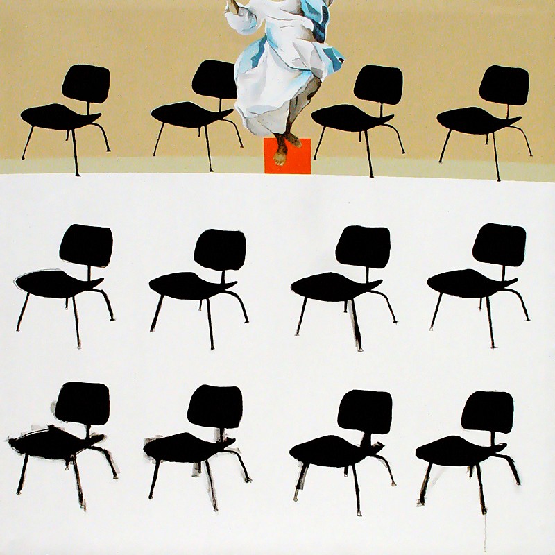 Artur Silva
Eames World, 2007
acrylic on canvas, 48 x 48 in.