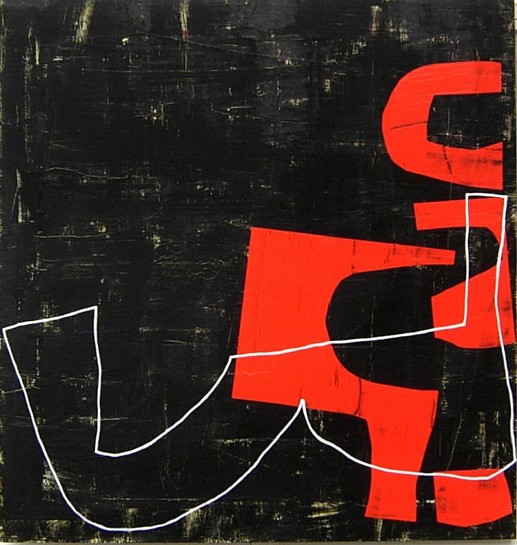 John Rosis
Forms on Black Field, 2008
acrylic on canvas, 48 x 45 1/2 in.