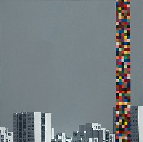 diSTRUKTURA
Another Belgrade 1, 2010
oil on canvas, 40 x 40 in.