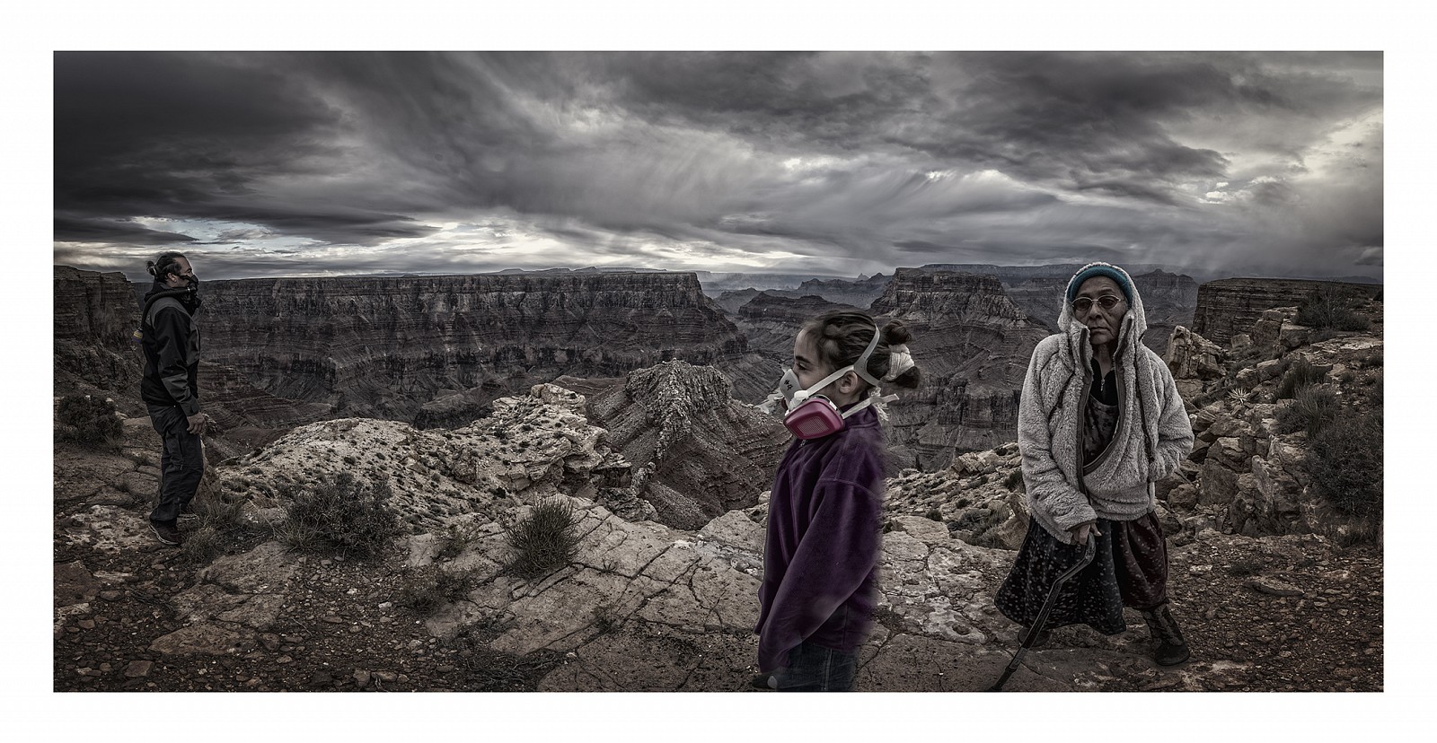Will Wilson
Auto Immune Response: Three Generations at a Confluence, 2015
archival pigment print, 44 x 85 in.