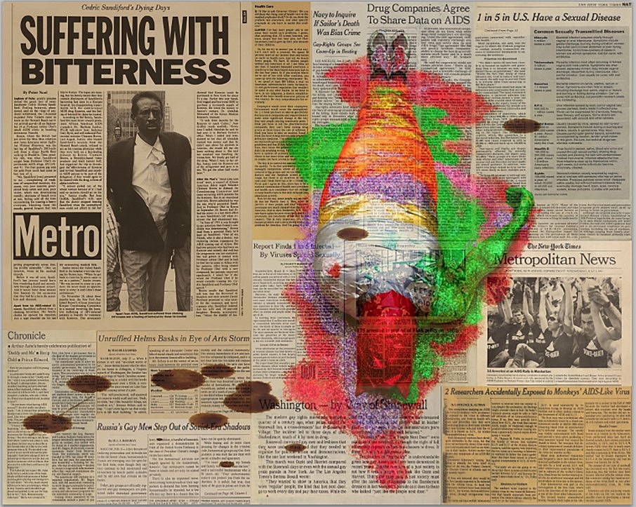 Hunter Reynolds
Suffering With Bitterness, 2015
archival C-prints and thread, 48 x 60 in.
