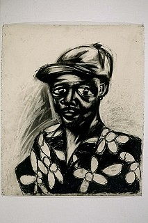 Frederick Hayes
Look-A-Likes #VIII, 1999
charcoal, 42 x 51 in.