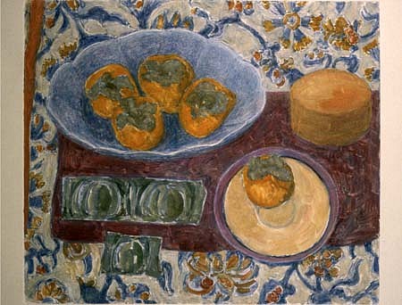Janet Yake
Persimmons, 1996
monotype, 11 3/8 x 13 inches