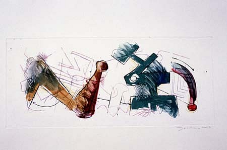 Joseph Zirker
Untitled, 2003
watercolor monotype, 22 x 35 inches