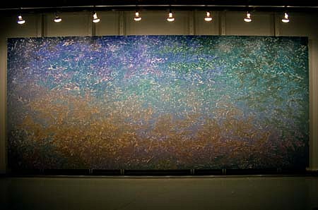 Norman Zammitt
Triptych
acrylic on canvas, 126 x 288 inches