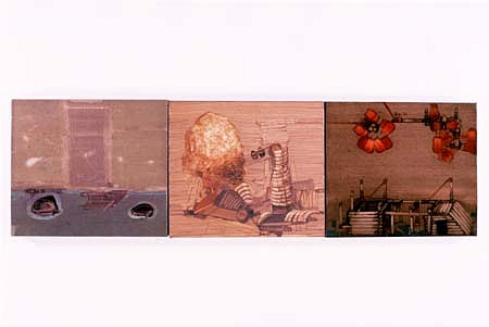 Vladimir Zabeida
Crossings I, 2002
oil on canvas, 31 x 97 cm