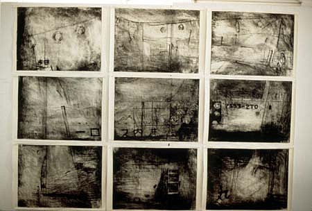 Joanne Yoshida
Hotojima, Slowly Through the Harbor, 1993
drypoint, 55 x 73 inches