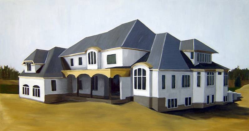 Sanders Watson
Your New Home 1#, 2008
oil on panel, 22 x 42 inches
