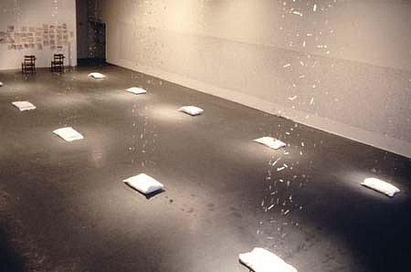 Lorraine Weglarz
Tears for...
monofilament, acrylic, nails, 156 x 360 x 720 inches