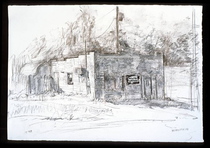 Joseph Weinzettle
5 pm, 2008
vine and natural wood charcoal, 17 1/4 x 24 1/2 inches