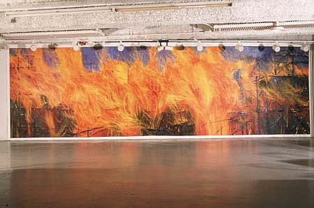 Leigh Wen
Fire Mural, 1998
oil on canvas, 120 x 360 inches