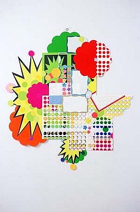 Bradley Wester
Garden, 2001
labels on paper, 18 x 16 inches