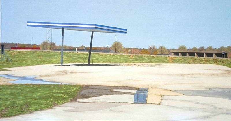Jordan West
Go West Young Man #1, 2004
oil on panel, 26 x 48 inches