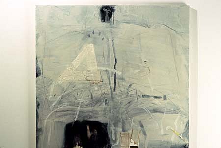 Frank Wimberley
In Wind, Sea and Sand, 1996
acrylic with collage on canvas, 46 x 48 inches