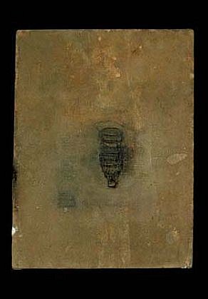 Kitty Winslow
Relic, 1996
acrylic on drop cloth, 12 x 9 inches