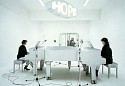 Christian Tomaszewski, Untitled (HOPE)
2002, installation, revolving door and sign, two pianos, two pianists, four microphones, amplifier, cd