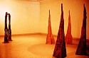 Radhika Vaidyanathan, Earthworks and Earth, Water, Fire, Sky
1995, terracotta, sand, broken mirror, earth