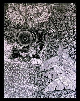 Pedro Villalba Ospina -&nbsp;One Hundred Years of Solitude in Etching-Chapter XV, Etching 90