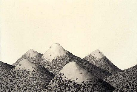 Michael Schall
Cargo Landfill, 2006
graphite on paper, 12 x 18 inches