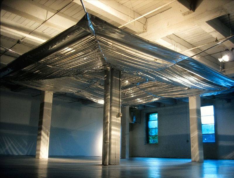 L. Aili Schmeltz
God's Eye, 2008
mylar, rope, misc. hardware, variable dimension installation