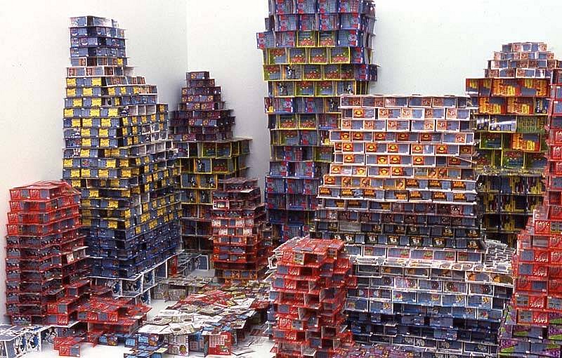 Jean Shin
Chance City, 2001-2004
21,496.00 in discarded lottery tickets, dimensions variable