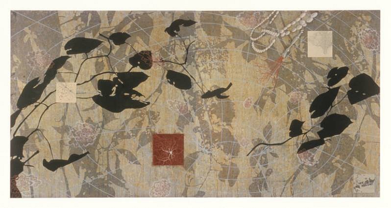 Tanja Softić
Migrant Universe: Revolve, 2008
acrylic, pigment, charcoal and chalk on handmade paper mounted on board, 60 x 120 inches
