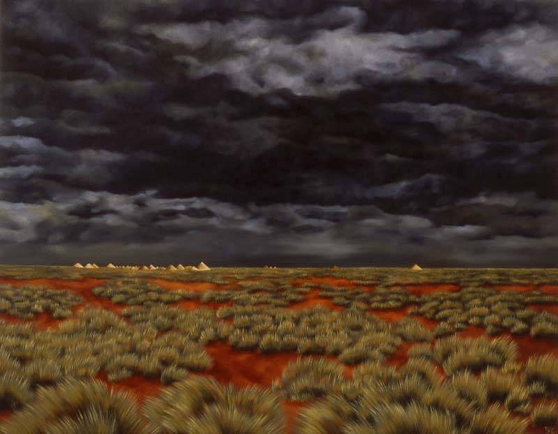 Karen Standke
Kapi Pulka IV-Coober Pedy, 2006
oil on canvas, 47 1/5 x 59 inches