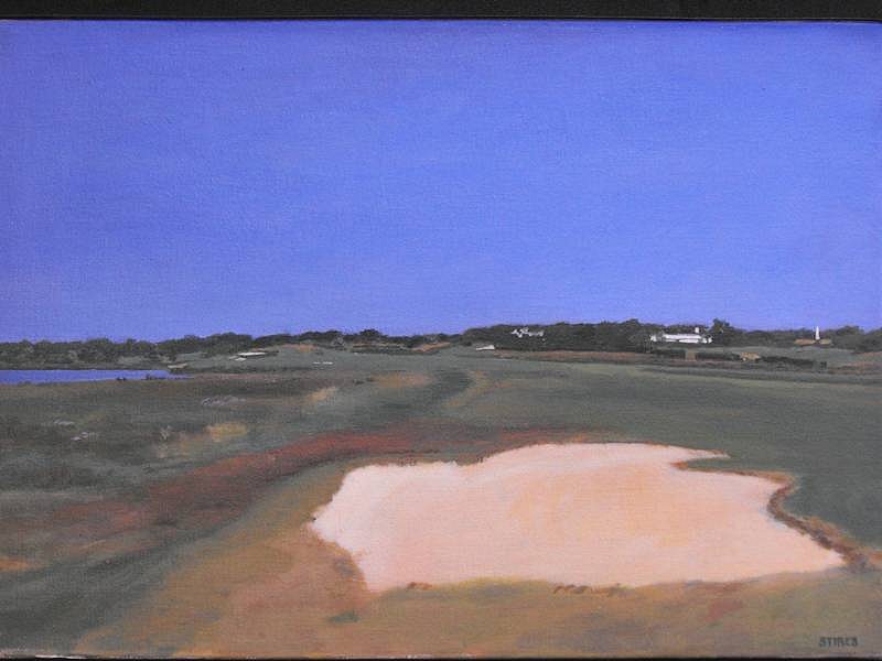 Midge Stires
Maidstone Golf Course, 1995
acrylic, 12 x 17 inches