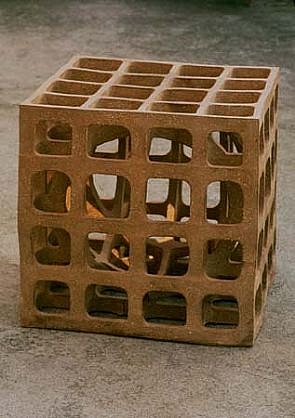Čestmir Suška
Cube, 1994
burnt clay, 72 cm