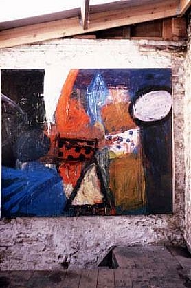 Iain Robertson
Caledonia, 1987
oil on hardboard, 84 x 72 inches
