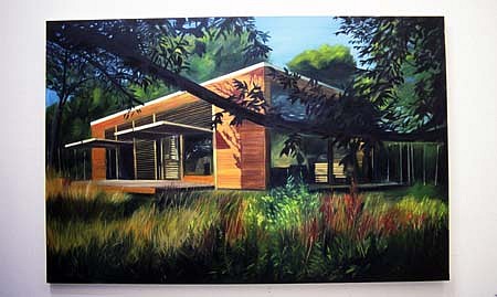 Eamon O&#039;Kane
Studio House I, 2004
acrylic on board, 167 x 244 cm