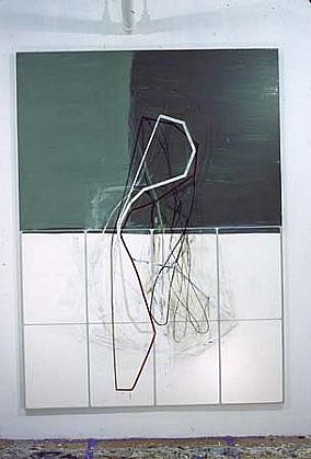 Gordon Moore
Untitled, 2005
rhoplex, pumice, latex on canvas, 90 x 66 inches