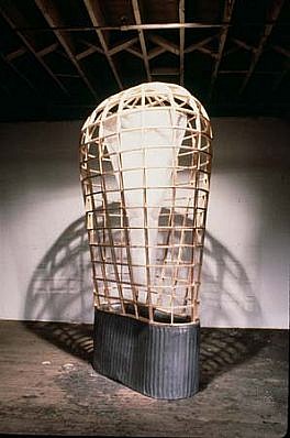 James Morris
On Memory, 1991
lead, fiberglass, wood, fabric, wire, 132 x 56 x 56 inches