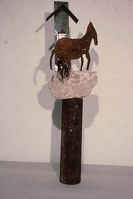 Leo Morrissey
Untitled (Horse), 1985
steel, stone, 58 x 24 x 16 inches