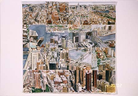 Nedra Newby
WTC Views I
watercolor on paper, 20 x 20 inches