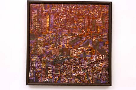 Nedra Newby
City Views in Red, 2003
acrylic on canvas, 20 x 20 inches